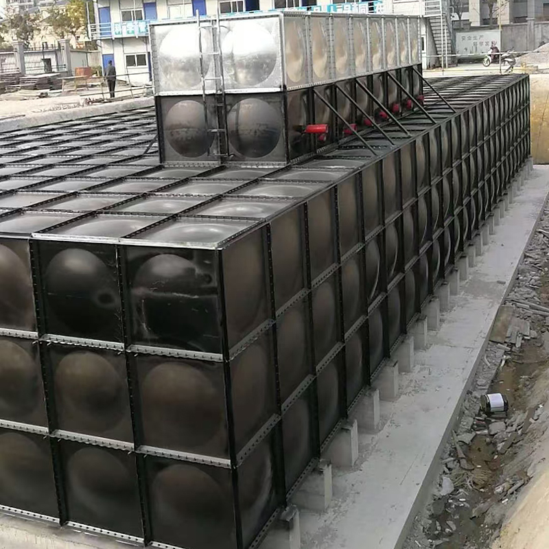 Underground assembled sectional water tank