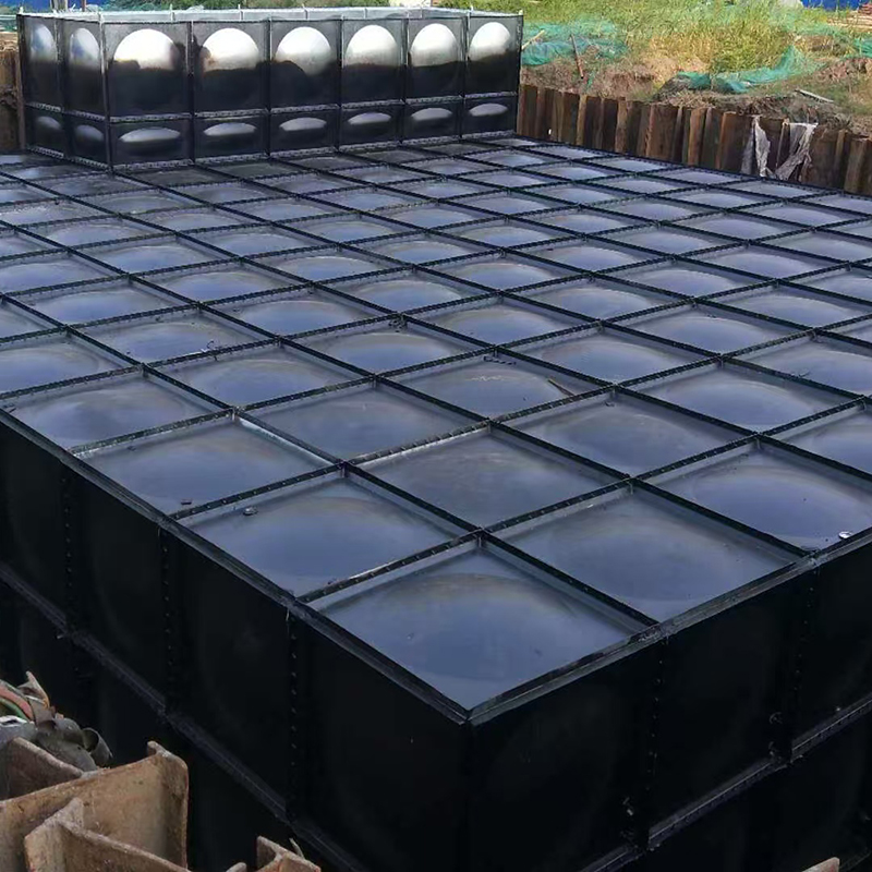 Underground assembled sectional water tank